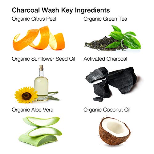 ALOA Activated Charcoal Face Wash with Vitamin C & Green Tea