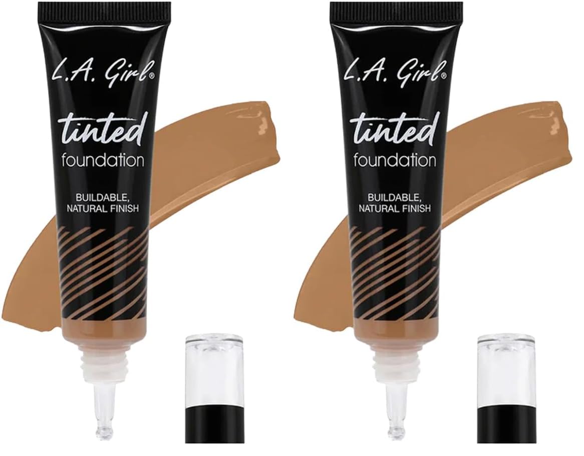 L.A. Girl Tinted Foundation - Medium Beige | Flawless Coverage & Lightweight Formula