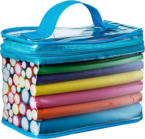 Tifara Beauty 42-Piece Heatless Foam Hair Rollers - 7" Flexible Curling Rods