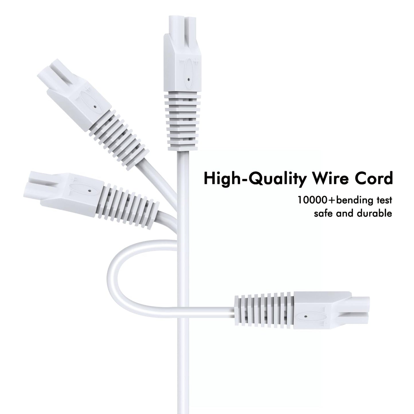 2 Pack USB Charging Cable for Remington Electric Shaver Model WDF5030A, WDF4816NA, WDF4821US, WDF4825 Only– Women’s Electric Shaver & Trimmer Replacement Charger Cord, White