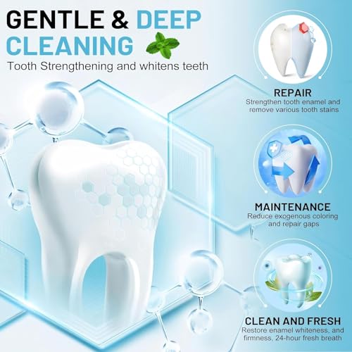 Hydroxyapatite Toothpaste for Sensitive Teeth - Fluoride-Free Enamel Protection