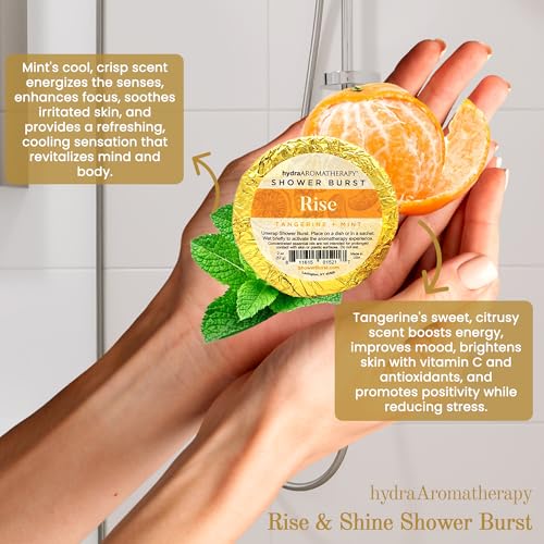 Rise Shower Burst Duo Pack by hydraAromatherapy - Spa Experience
