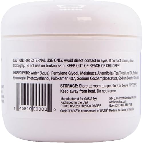OT7300 - Oasis LID & LASH¢ç + Tea Tree Oil for Eyelids & Lash Wipes | 60 Count | Paraben Free & Rinse Free