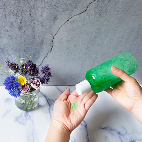 Youngever 8oz Empty Squeeze Bottles with Disc Caps - 10 Pack Refillable