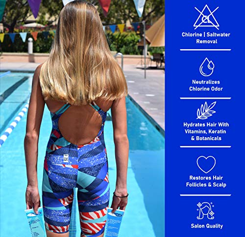 TRISWIM Chlorine Removal Shampoo for Swimmers, Moisturizing Hair Repair