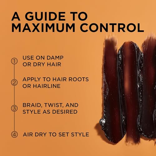African Pride Black Castor Miracle Extra Hold Braid & Twist Gel 8oz Pack of 2 with Coconut Oil