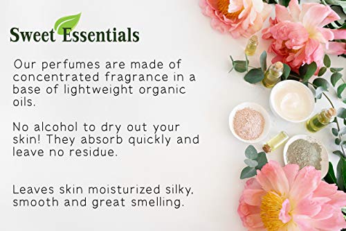 Jasmine Vanilla Perfume Oil - 2 Fl Oz | Organic & Alcohol-Free