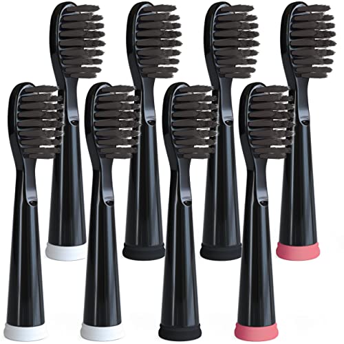Charcoal Electric Toothbrush Replacement Heads for Fairywill & Sonic-FX