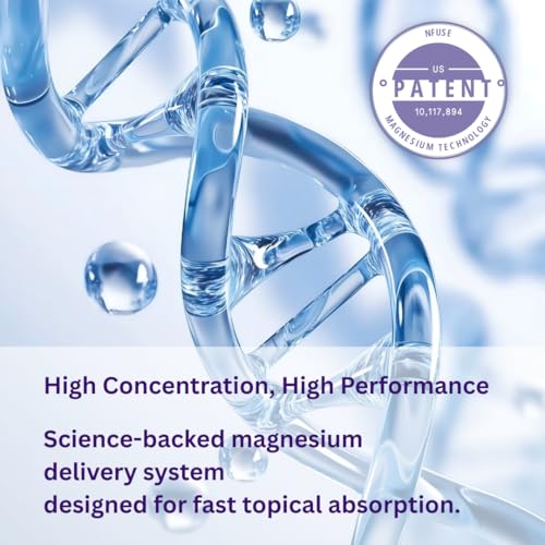 nfuse Magnesium Roll-On Deodorant - Aluminum-Free Natural Lavender Scent