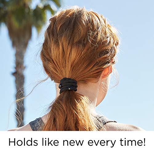 Goody Ouchless Forever Braided Hair Elastics - Durable 3-Pack