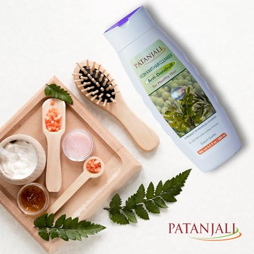 Patanjali Kesh Kanti Anti-Dandruff Shampoo - Herbal Hair Cleanser (2 Pack)