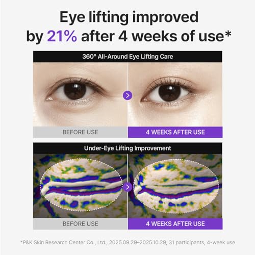 CENTELLIAN 24 360¨¬ Shot PDRN Eye Cream - Anti-Aging Retinol Eye Cream for Hooded Eyes, Firming & Wrinkle Smoothing, Hydrating Care for Dark Circles, Under-Eye Bags & Crow's Feet, 1.01 fl oz