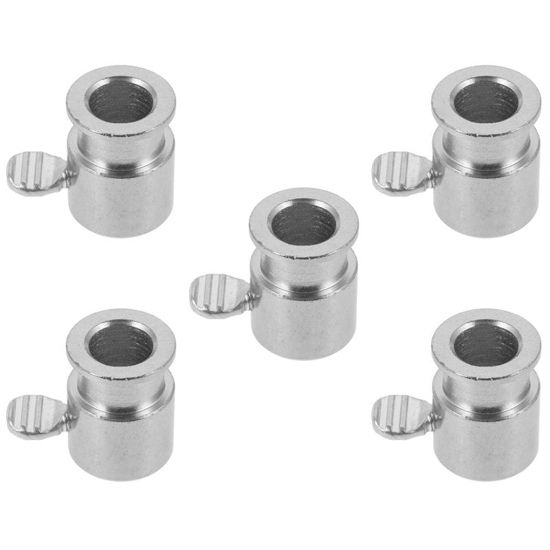 POPETPOP 5 Pcs Iron Rotisserie Spit Rod Roller Bushing, Grill Bushing Rotisserie Roller, Spit Rod Accessory for Enhanced BBQ Experience - Easy Clean