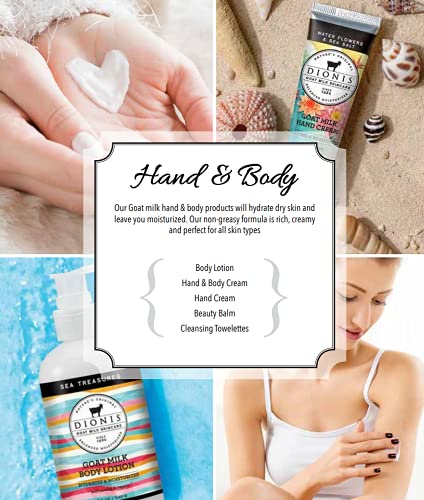 Dionis Goat Milk Hand & Body Cream - White Jasmine & Shea - 3.3 oz