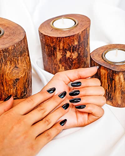 Gelish MINI Gel Nail Polish Black Shadow - 9mL Long-Lasting High Shine