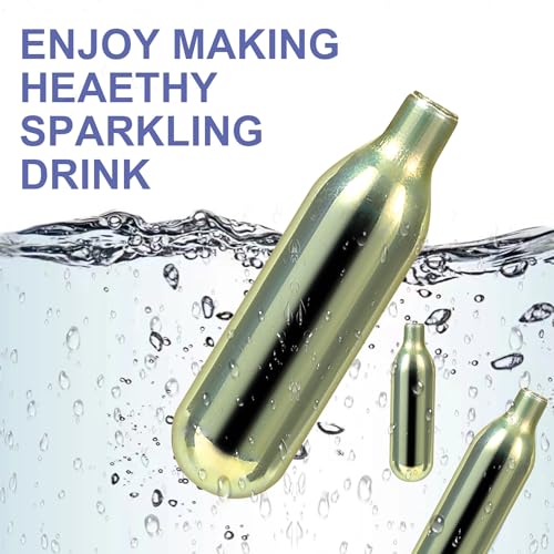 8g CO2 Soda Cartridges - Food Grade Chargers for Siphons (10 Pcs)