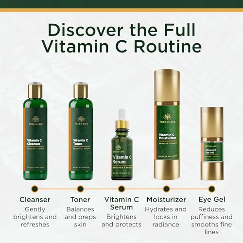 Tree of Life Vitamin C Serum for Face – Brightening & Hydrating Anti-Aging
