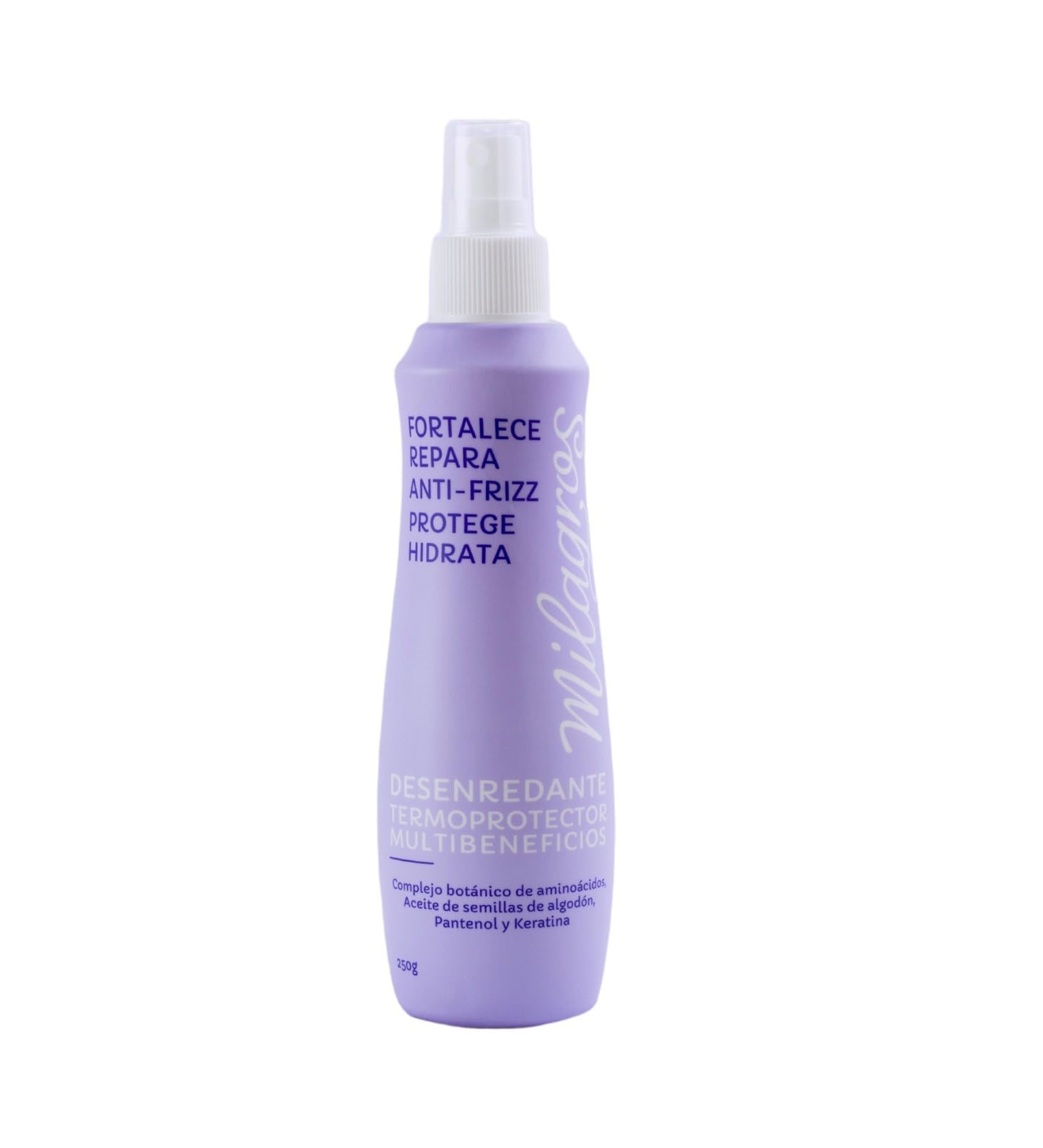 Milagro Anti-Frizz Kit (5 Pack) - Shampoo, Biorepolarizador, Termoprotector Anti-Frizz & Anti-Tangle Brush