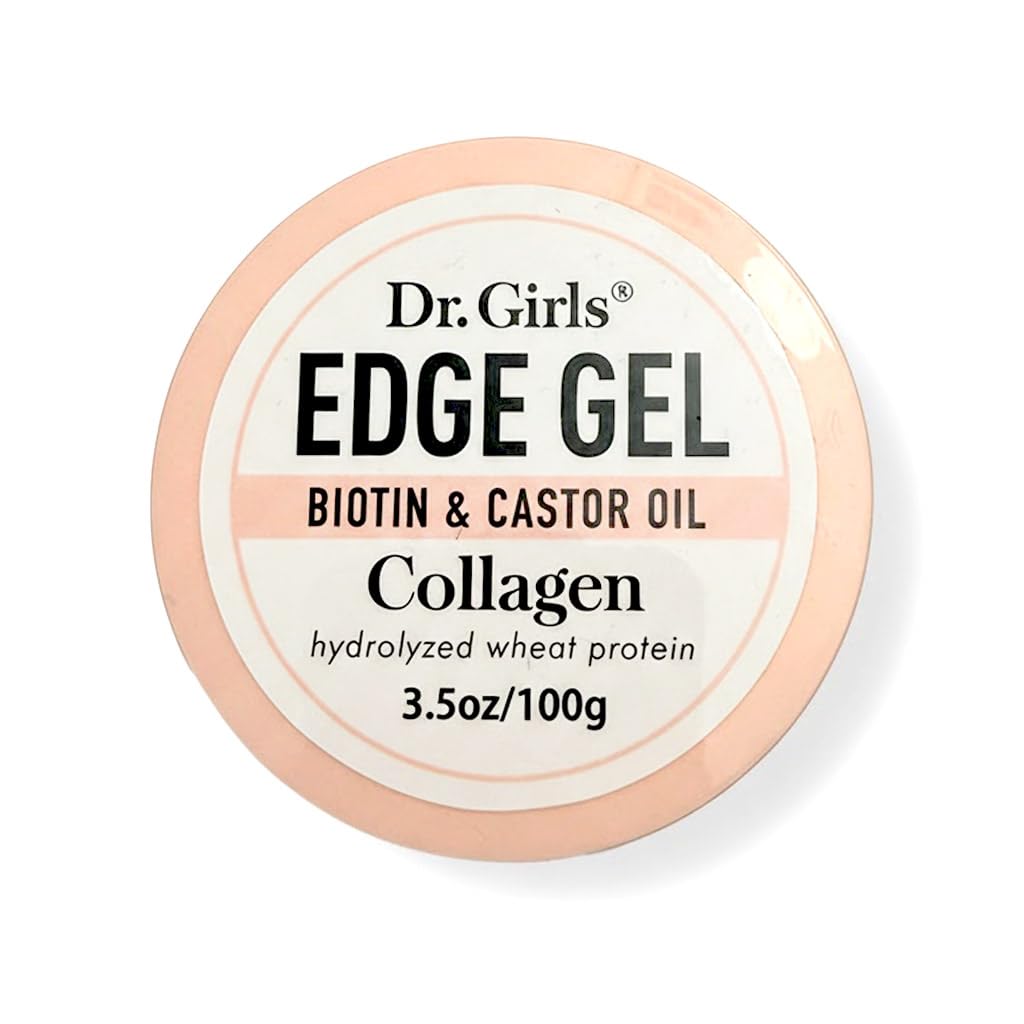 Dr. Girls Rice Water Lock & Twists Edge Gel - Extra Mega Hold for Locs, Cornrows & Twists – With Biotin, Castor Oil, Hydrolyzed Wheat Protein & Collagen – REEMAS 3.5 oz