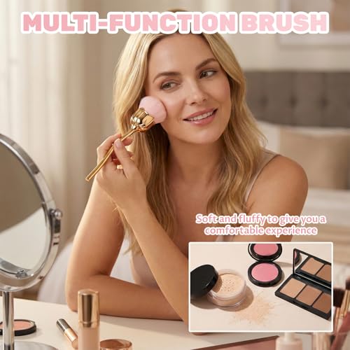 5-Pack Nail Dust Brushes - Soft & Dense for Nail Art & Cleanup