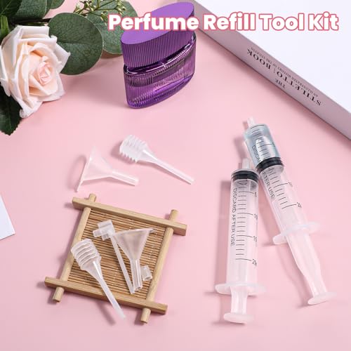 8-Piece Perfume Refill Kit with 20ml Pumps, Funnels & Droppers