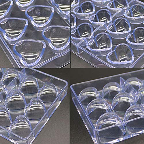 Polycarbonate Chocolate Mold for Mini Heart Shapes | Durable DIY Tool