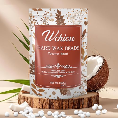 Qultivo Hard Wax Beads for Hair Removal - Coconut 32 Ounce