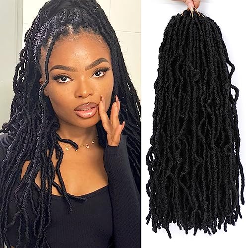 Cohariss 18 Inch Soft Faux Locs Crochet Hair - 7 Packs Pre-Looped