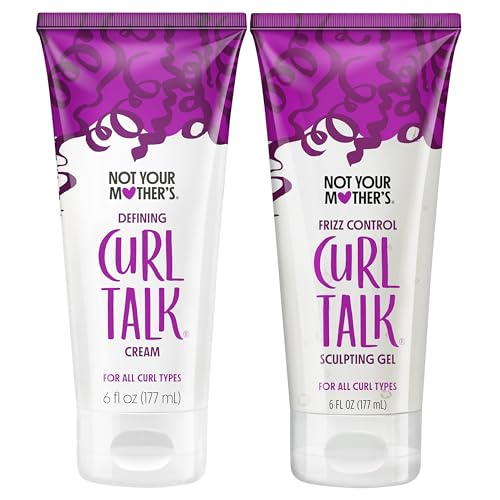 Not Your Mother's Curl Talk Frizz Control Sculpting Gel & Defining Cream - Natural, 6 Fl Oz Pack of 2