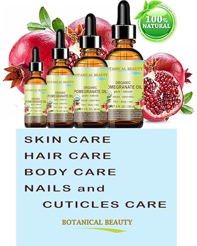 Botanical Beauty Organic Pomegranate Seed Oil - 100% Pure Cold-Pressed, 15ml