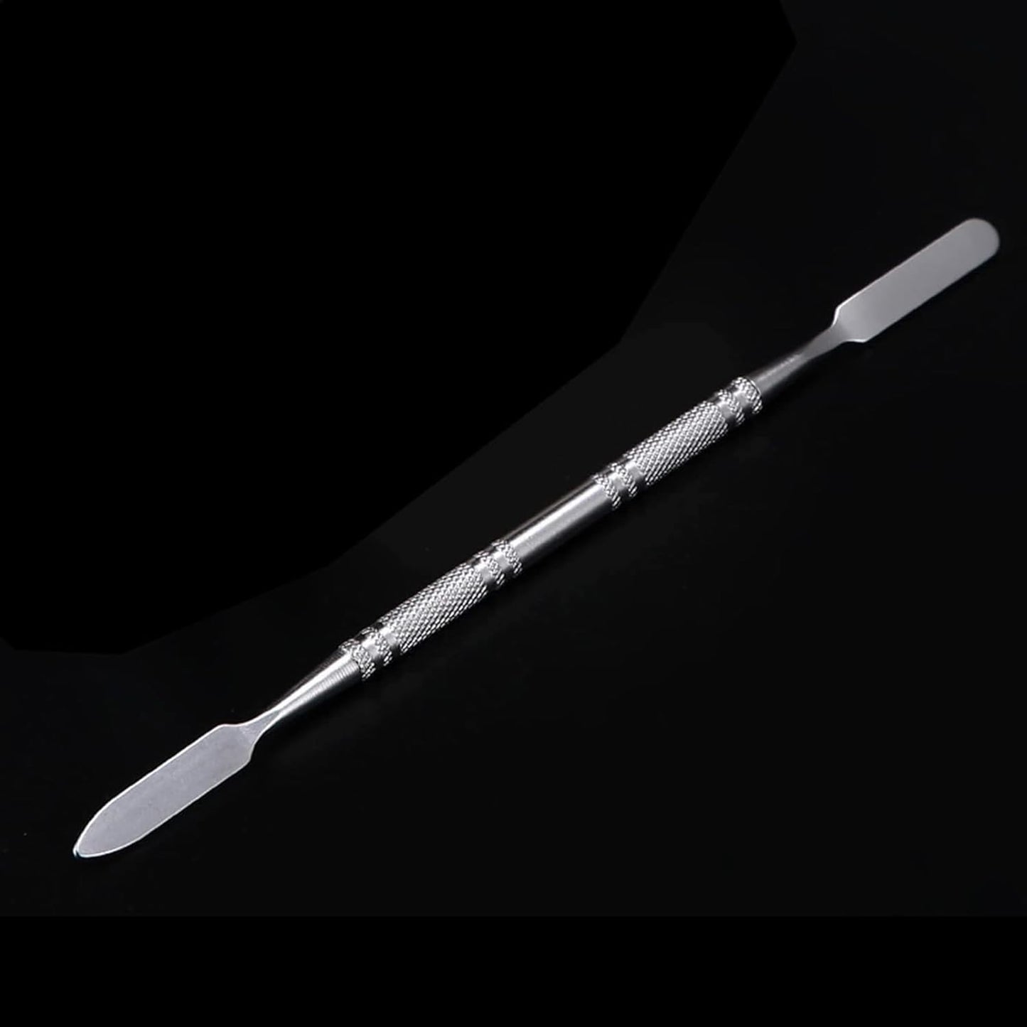 Nail Art Palette Set - 2 Pcs Resin Nail Polish Palette with Stainless Stirring Rod | Gray & Purple