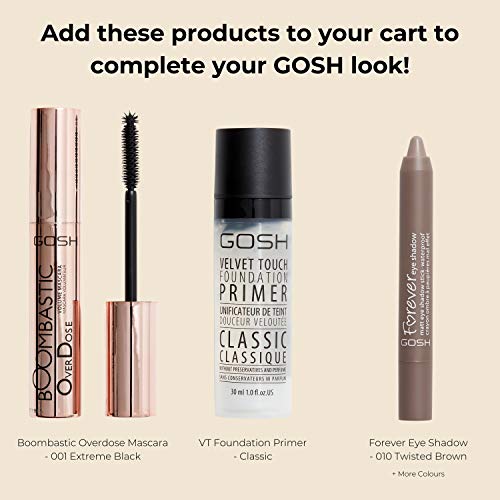 Gosh Eyebrow Pencil Grey Brown - Precise Eyebrow Makeup for Natural Look