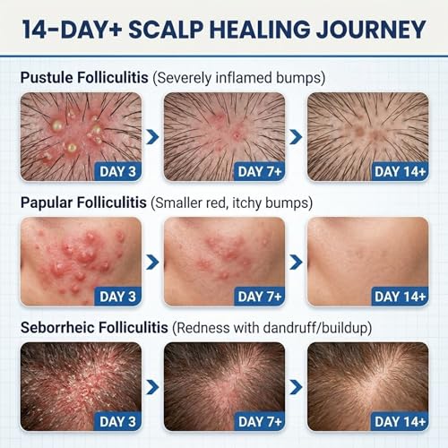 Folliculitis Treatment Cream - 5% Benzoyl Peroxide & Tea Tree Oil for Scalp Bumps, Razor Burn & Body Breakouts - Fast Acting & Effective Itch Relief - 100g/3.53oz