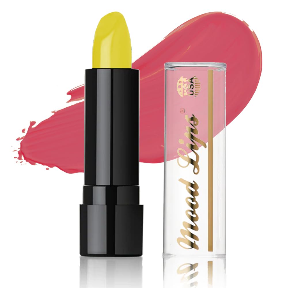 Color Changing Lipstick - Long Lasting pH Tint with Aloe Vera | Hydrating Moisturizer | 12-Hour Wear | Black