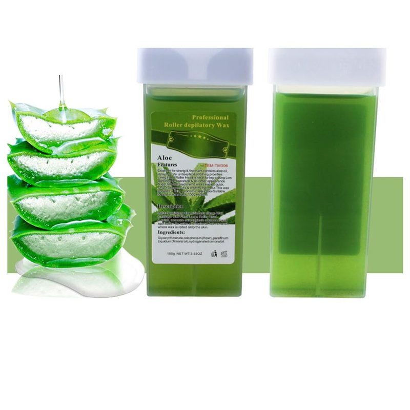 Practical 100 G Depilatory Wax Cartridges Hair Removal Cream Beeswax Roll on Hot Wax for All Body Parts