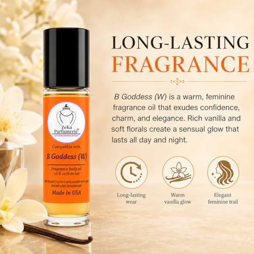ZEKA PARFUMERIE B Goddess Travel Body Oil Roll-On Fragrance 9.86ml