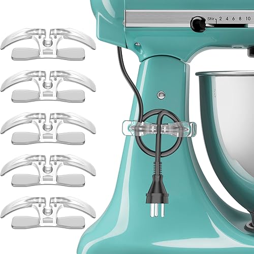 Upgraded Cord Organizer for Kitchen Appliances - 5 Pcs