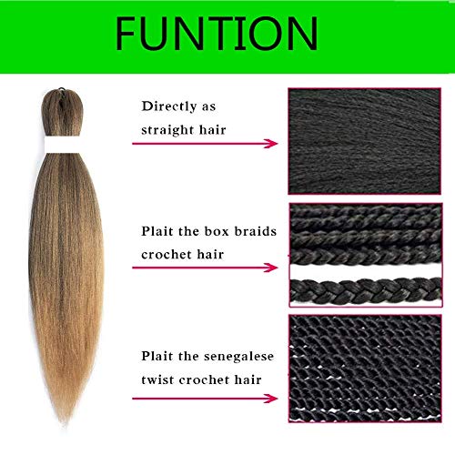 Fengmei 14 Inch Pre-Stretched Braiding Hair - 8 Packs #T27