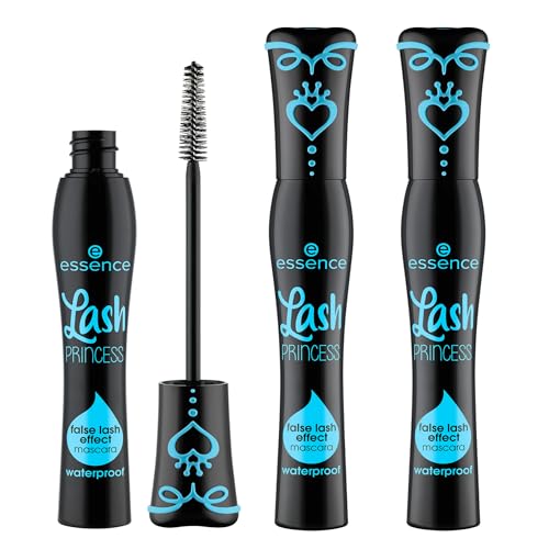 Essence Lash Princess Waterproof Mascara Black 0.4oz - Pack of 3