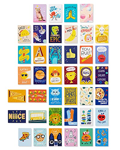 Mini Lunchbox Notes for Kids - 40 Unique Note Cards