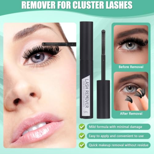 676Pcs DIY D Curl Lash Clusters Kit - Mega Volume Extensions