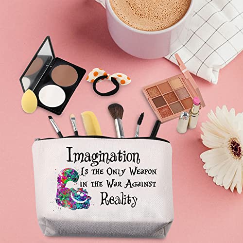 Cartoon Cat Zipper Makeup Bag - Polyester Cosmetic Pouch for Fans