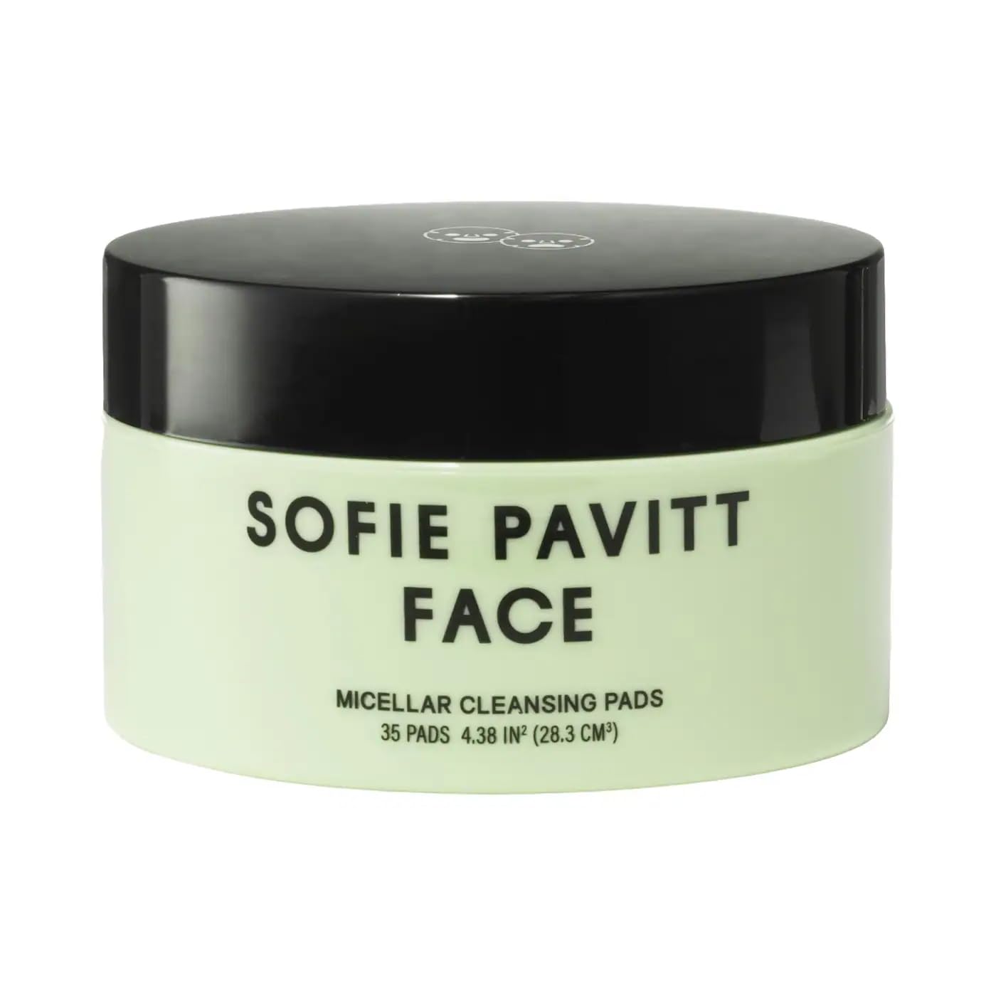 Sofiee Pavitt Face Micellar Makeup Removing Cleansing Pads, Pre Soaked Pads with Micellar Water and Cucumber Blend, 35 Count