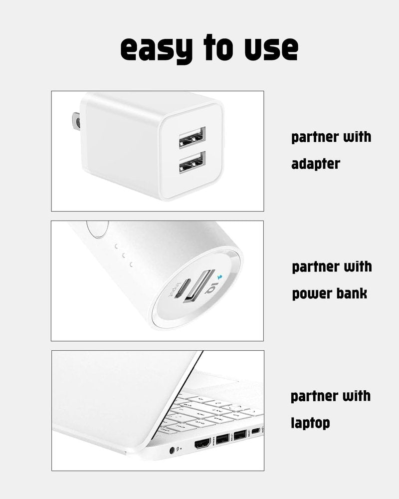 uijino 5V Charger Compatible with Akunbem Women Electric Shaver, USB Charging Cable for Akunbem Bikini Trimmer for Women, 1 Cleaning Brush, Power Cord 3.3ft