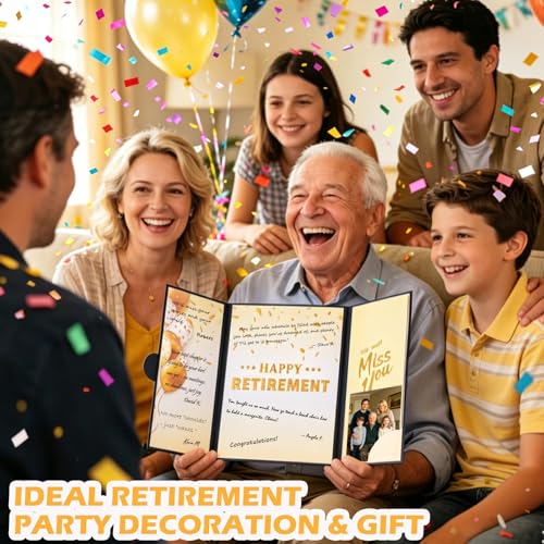 Jumbo Retirement Signature Book with Extra Card & Pocket