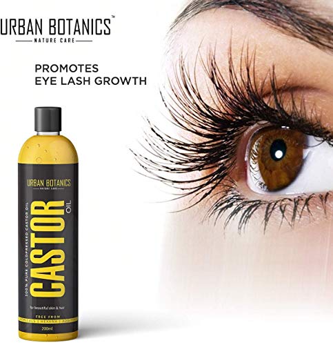 UrbanBotanics Pure Cold Pressed Castor Oil for Hair and Skin - 200ml