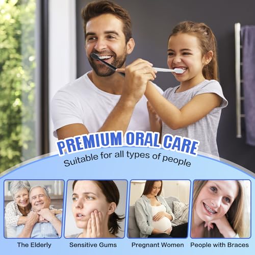 Tetragonal Tree Extra Soft Toothbrushes - 6 Pack for Sensitive Teeth
