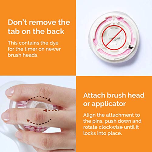 Clarisonic Radiance Facial Cleansing Brush Head Replacement - Compatible with Mia 1, 2, Fit & More