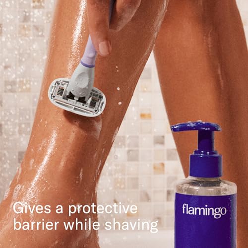 Flamingo Women's Razor Set with Nourishing Shave Oil - Normal Variation