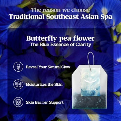 Hinotea Bath Tea Bag with Green & Peppermint | Rejuvenating Herbal Spa Soak